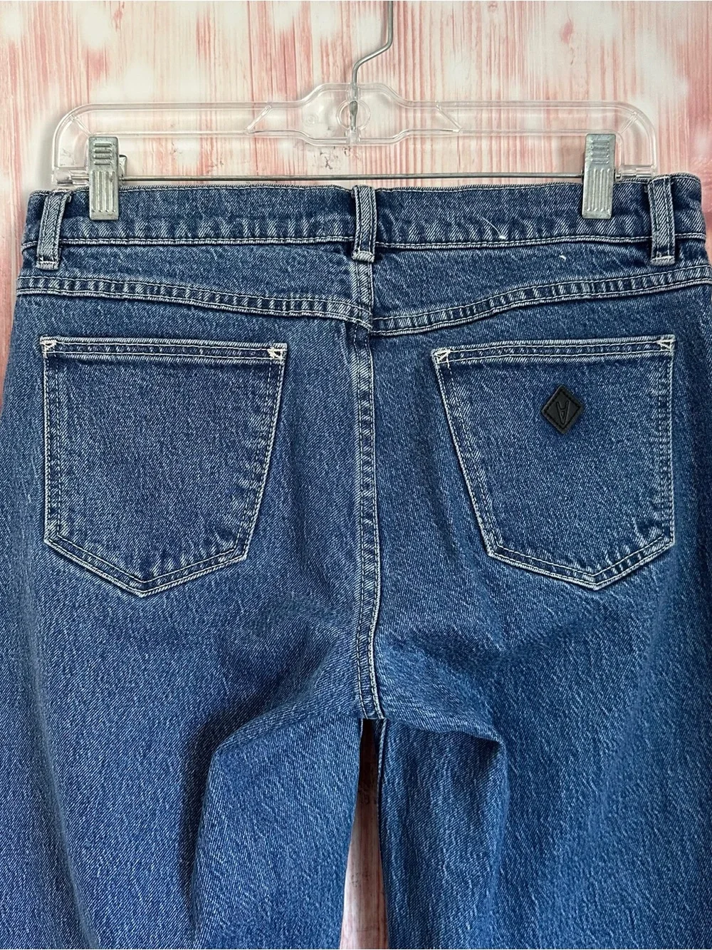 Abrand Blue 99 Low Straight Low Rise Straight Leg Jeans Size 28